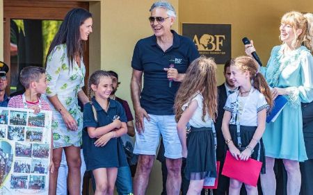 Andrea Bocelli shares two sons with his ex-wife.